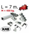 Комплект для откатных ворот КДВ до 450 кг - 7 м